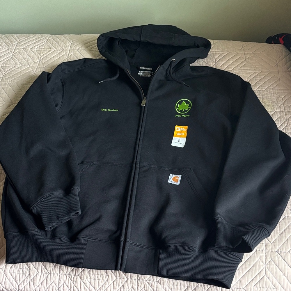 Carhartt Black Rain Defender Jacket